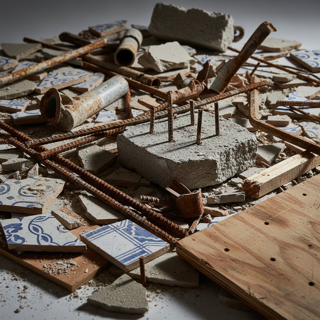 Construction waste sorting guide